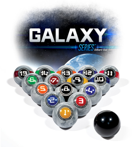 Galaxy Series Billiard Ball Set by McDermott